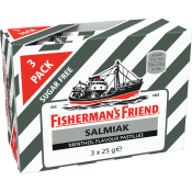 Halstabletter Salmiak Sockerfri 25g 3-p Fishermans Friend.