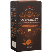 Bryggkaffe Mörkrost Malet 500g ICA.