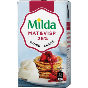Mat & visp 26% 2,5dl Milda.
