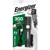 Ficklampa 300lm uppladdningsbar Energizer.