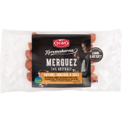 Lammkorv Merguez 74% Kötthalt 200g Scan.