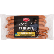 Varmkorv 75% Kötthalt 360g Korvmakarna Scan.