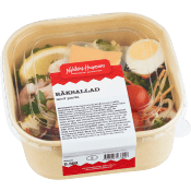 Sallad Pasta & Räkor 350g Nyhléns Hugosons.