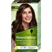 Hårfärg Natural & Easy Äkta Kastanj Mellanbrun 570 1-p Schwartzkopf.