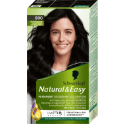 Hårfärg Natural & Easy Ebenholts Svart 590 1-p Schwartzkopf.