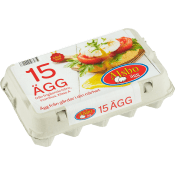 Ägg M 15-pack Alsbo Ägg.