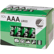 Batteri AAA/LR03 24p ICA.