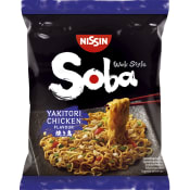 Nudlar Soba Yakitori Chicken 110g Nissin.
