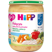 Barnmat Mumsig Fiskgryta med pasta & grönsaker 6mån 190g Hipp.
