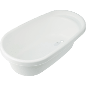 Badbalja med plugg 27L Vit Orthex.