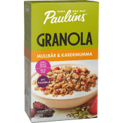 Granola Mullbär & kardemumma 450g Paulúns.