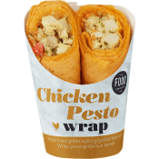 Wrap Chicken Pesto Food Collective.
