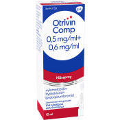Nässpray Comp 0,5 mg/ml + 0,6 mg/ml 10ml Otrivin.