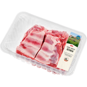 Revbensspjäll Färska Tjocka Knäckta ca 850g ICA.