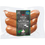 Salsiccia Extra FIn 78% Kötthalt 240g ICA.