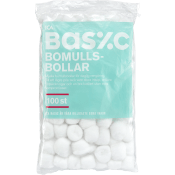 Bomullsbollar 100-p ICA Basic.