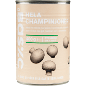 Champinjoner Hela 400g ICA Basic.