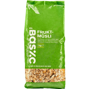 Müsli Frukt 1kg ICA Basic.