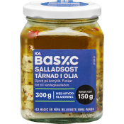 Salladsost Tärnad i olja 300g ICA Basic.