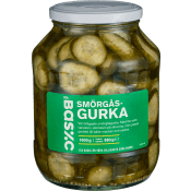 Smörgåsgurka 1600g ICA Basic.