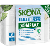 Toalettpapper Kompakt 8-p ICA Skona.