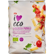 Pasta Fusilli Ekologisk 500g ICA I love eco.
