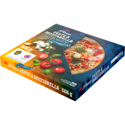 Pizza Färsk Pesto mozzarella 506g ICA.