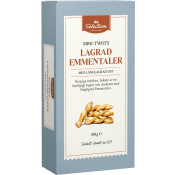 Kex Mini twist Emmentaler 100g ICA Selection.