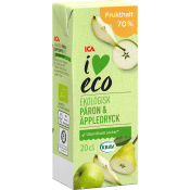 Fruktdryck Päron & äpple 20cl ICA I love eco.