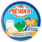 Smältost 140 g President.