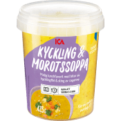 Kyckling och Morotssoppa 475g ICA.