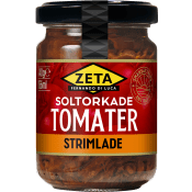 Strimlade Soltorkade tomater 140g Zeta.