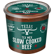 Slow Cooked Beef 300g Texas Longhorn.