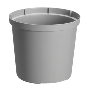 Plastkruka Grå 18cm.