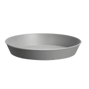 Plastfat Grå 12cm.
