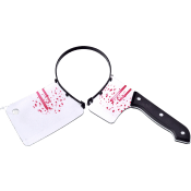 Diadem kniv m blod 20cm Festive.
