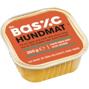 Hundmat Paté med Oxkött & lever 300g ICA Basic.