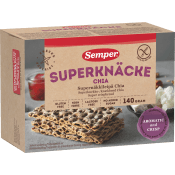 Superknäcke Chia Glutenfri 140g Semper.