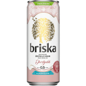 Cider Jordgubb Alkoholfri 0,5% EKO 33cl Briska.
