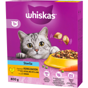 Torrfoder Steril Kyckling 800g Whiskas.