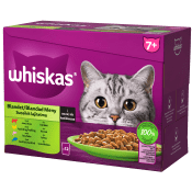 Kattmat blandad meny i sås 7+ 12-p Whiskas.