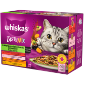 Kattmat tastymix utvalda delikatesser i sås 1+ 12-p Whiskas.