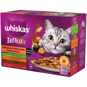 Kattmat tasty mix delikatesser från landet i sås 12-p Whiskas.