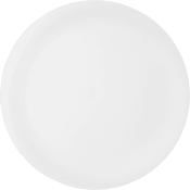 Plasttallrik Vit 25cm ICA.