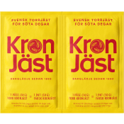 Torrjäst Söta degar 14g 2st Kronjäst.
