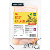 Kalkon Rökt Tunna Skivor 200g ICA.