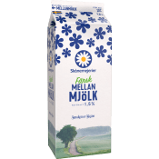 Mellanmjölk 1,5% 1,5l Skånemejerier.