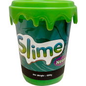 Slime neon grön.