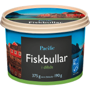 Fiskbullar i dillsås 375g Pacific.