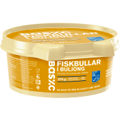 Fiskbullar i buljong 375g ICA Basic.